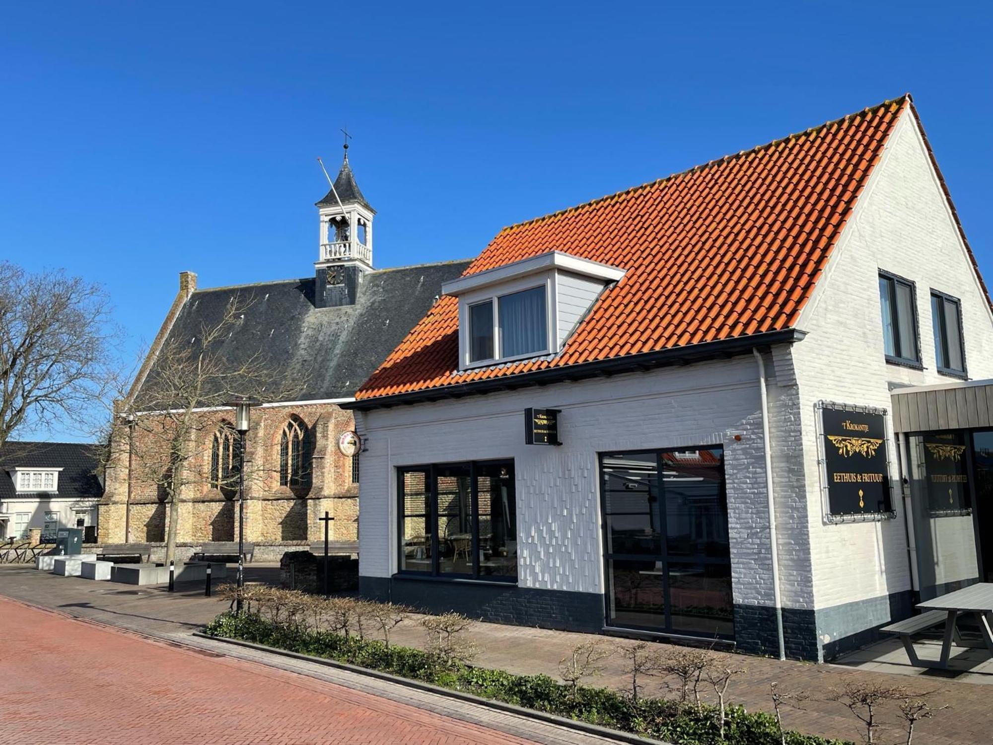 Hotel Restaurant De Boekanier Vrouwenpolder Exterior foto